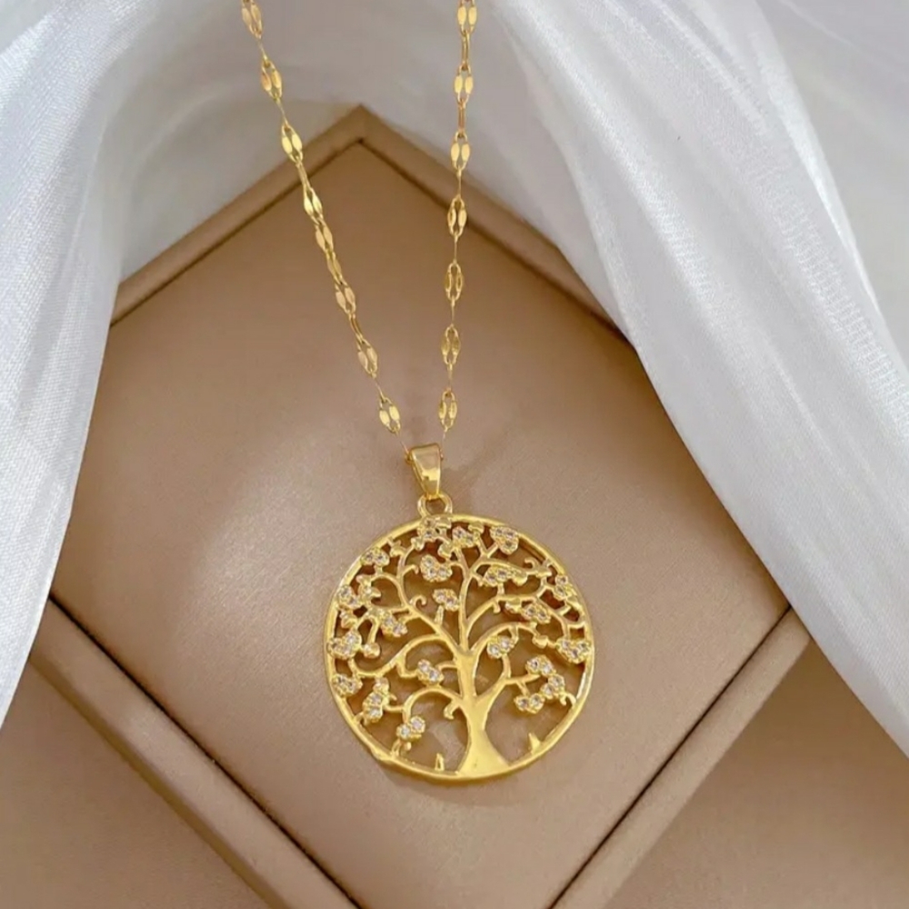 Zircon Tree of Life Necklace